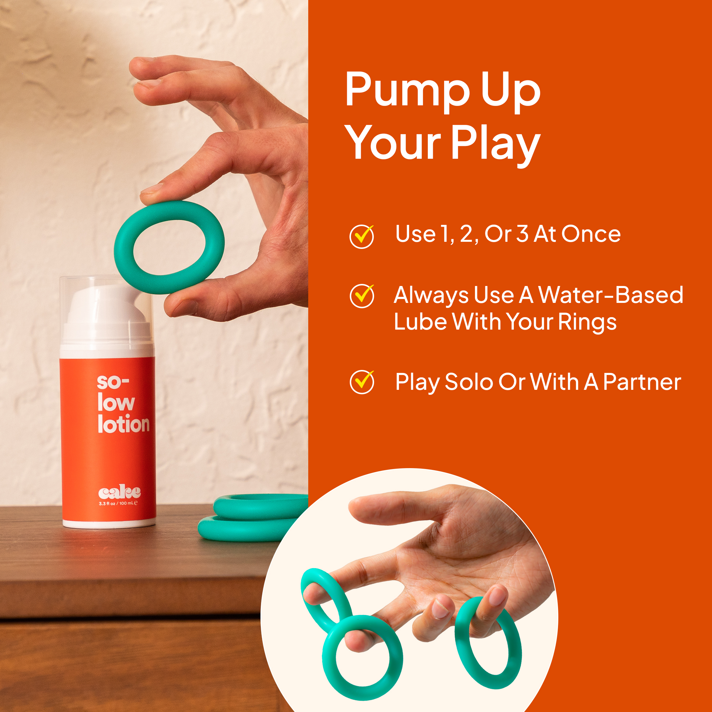 hello cake vibrating ring Silicone Rings Kit - Penis Erection Rings main image 0