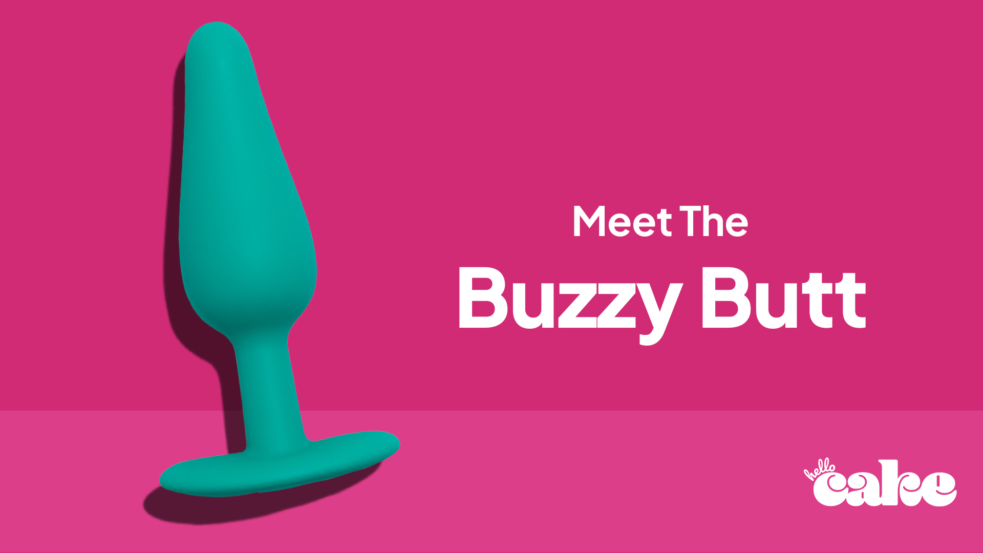 Buzzy Butt - Vibrating Butt Plug Anal Toy | Hello Cake