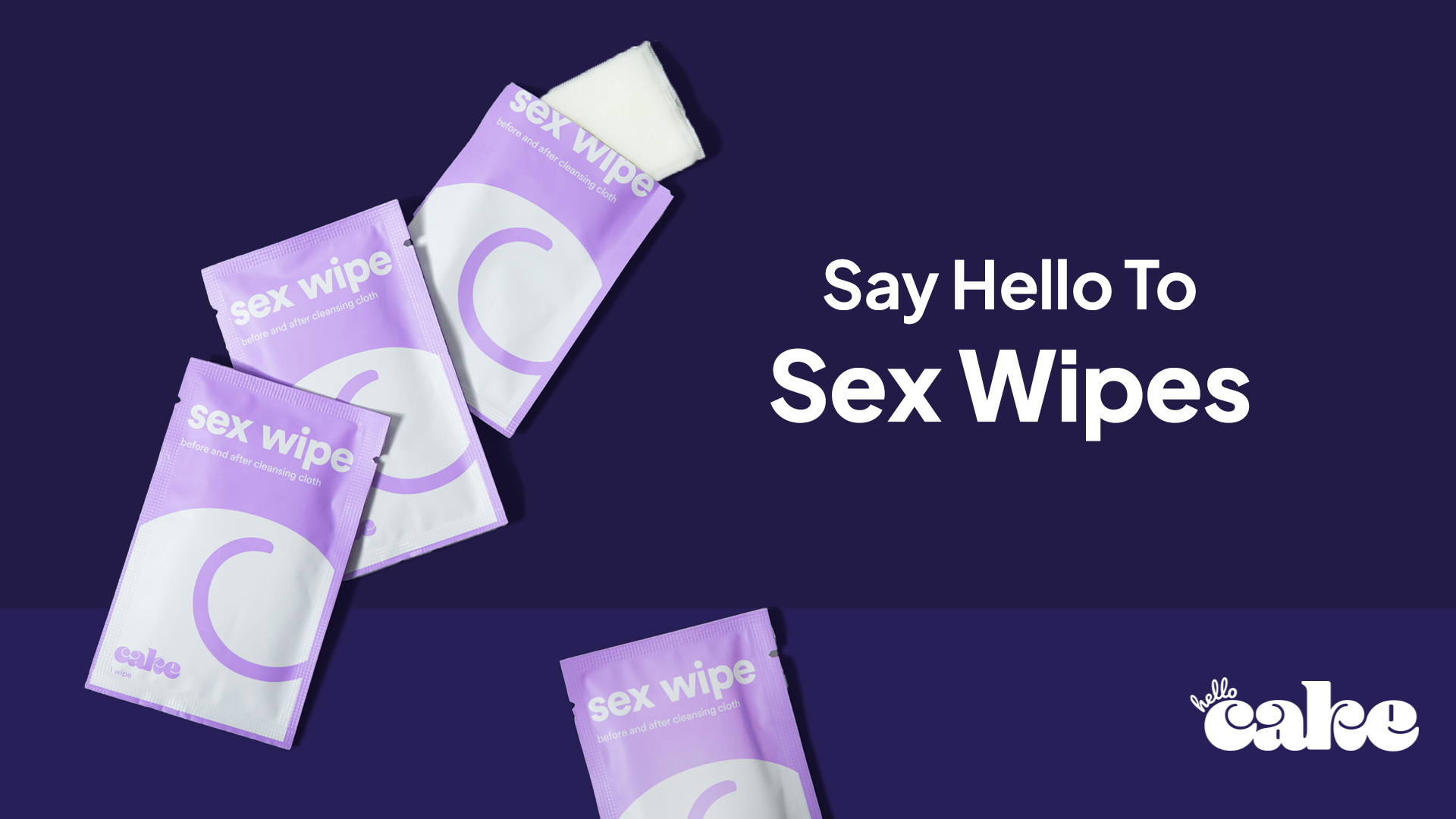Sex Wipes - Intimate Cleansing Wipes | Hello Cake