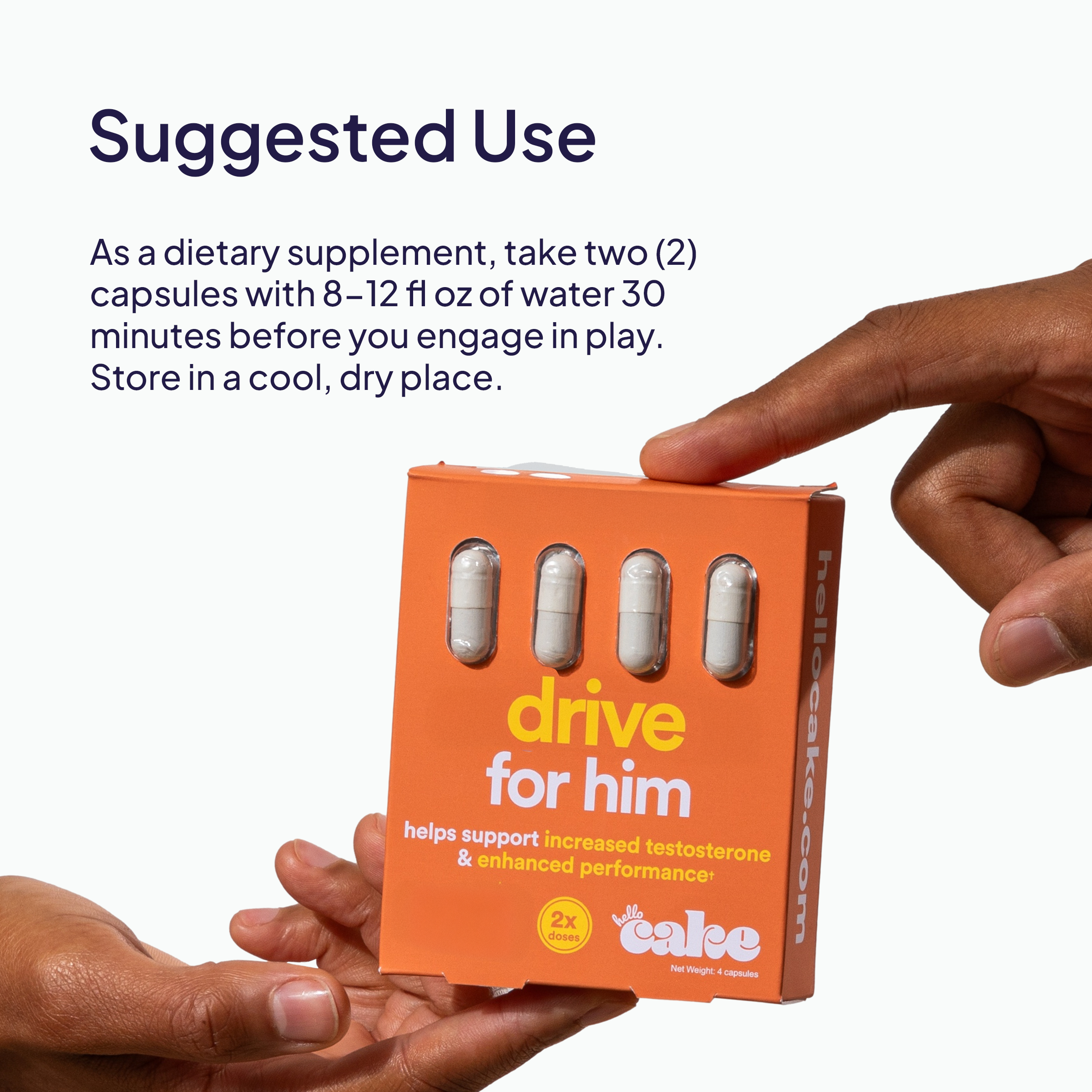Drive For Him - Daily Supplement | Hello Cake