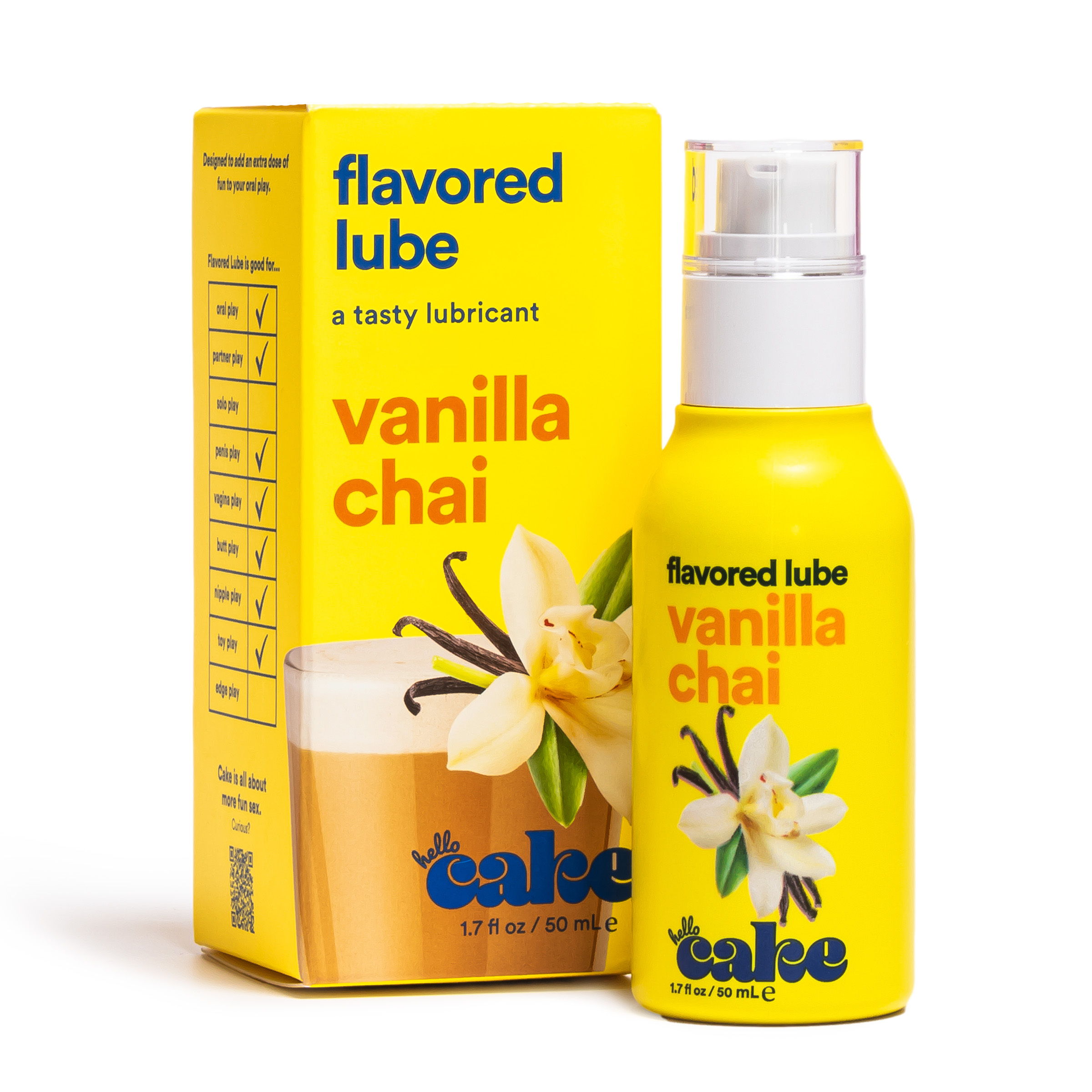 Flavored Lube for Oral Play - Vanilla Chai