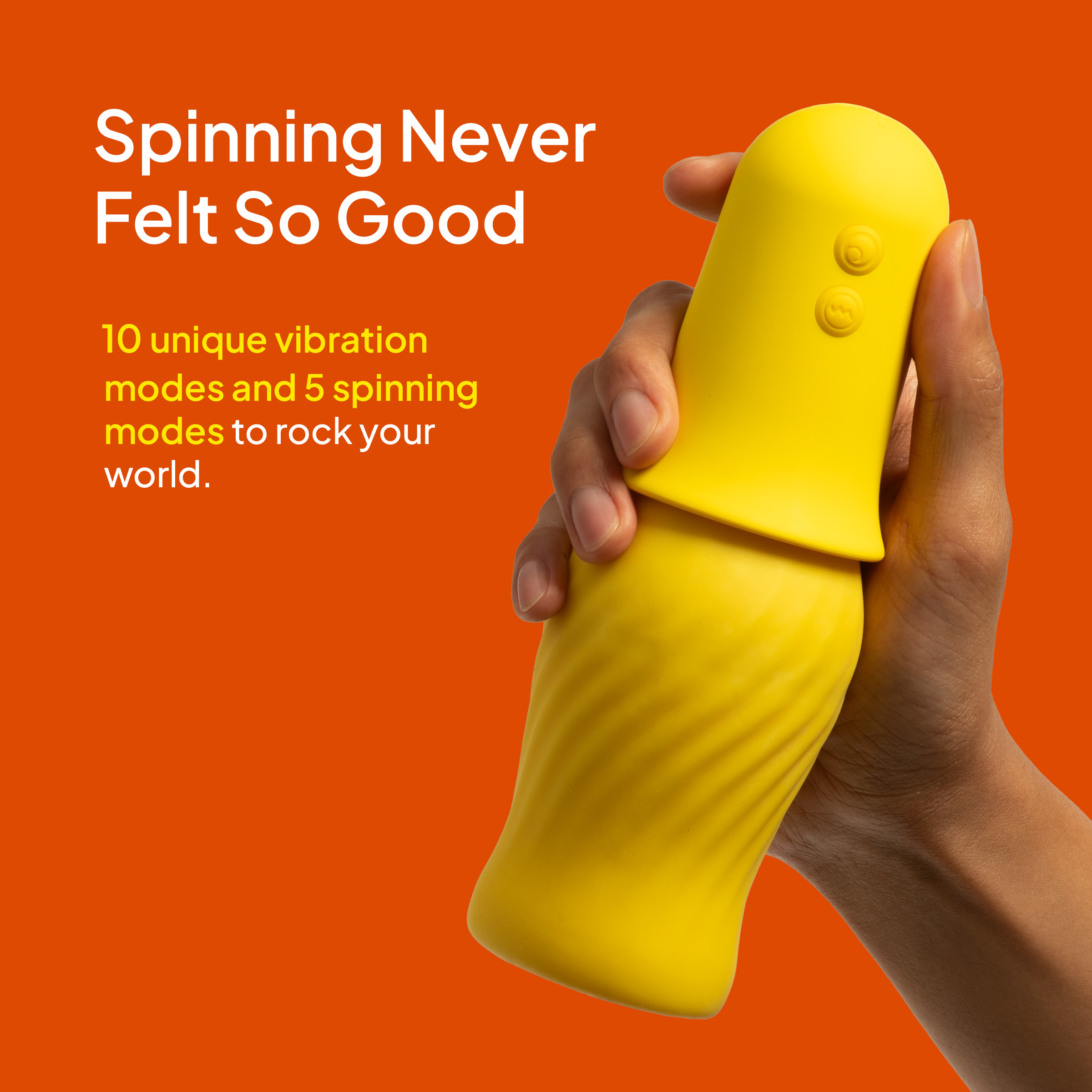 penis feels like its vibrating Spin Stroker - Rotating Penis Massager