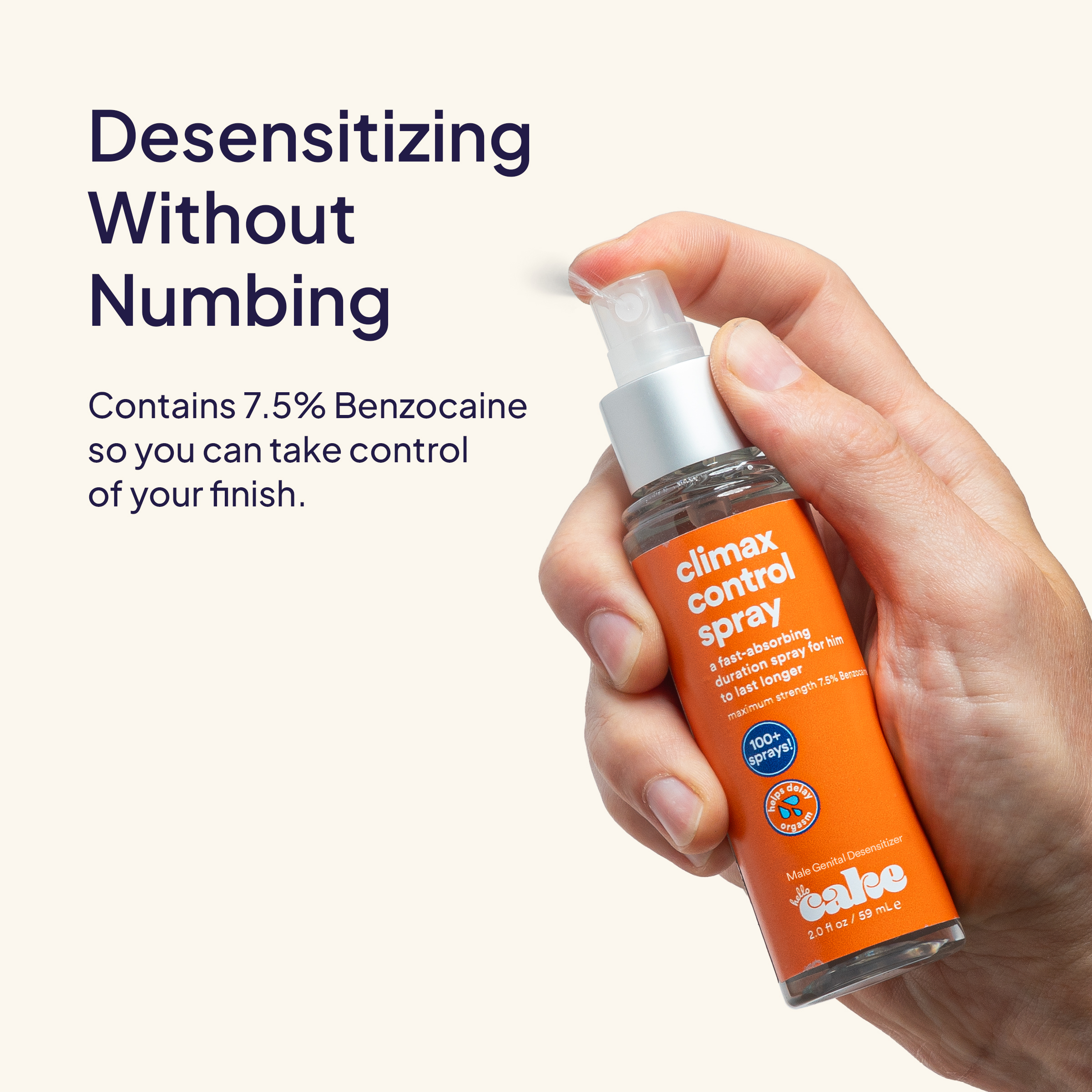 Climax Control Spray - Hello Cake, Inc