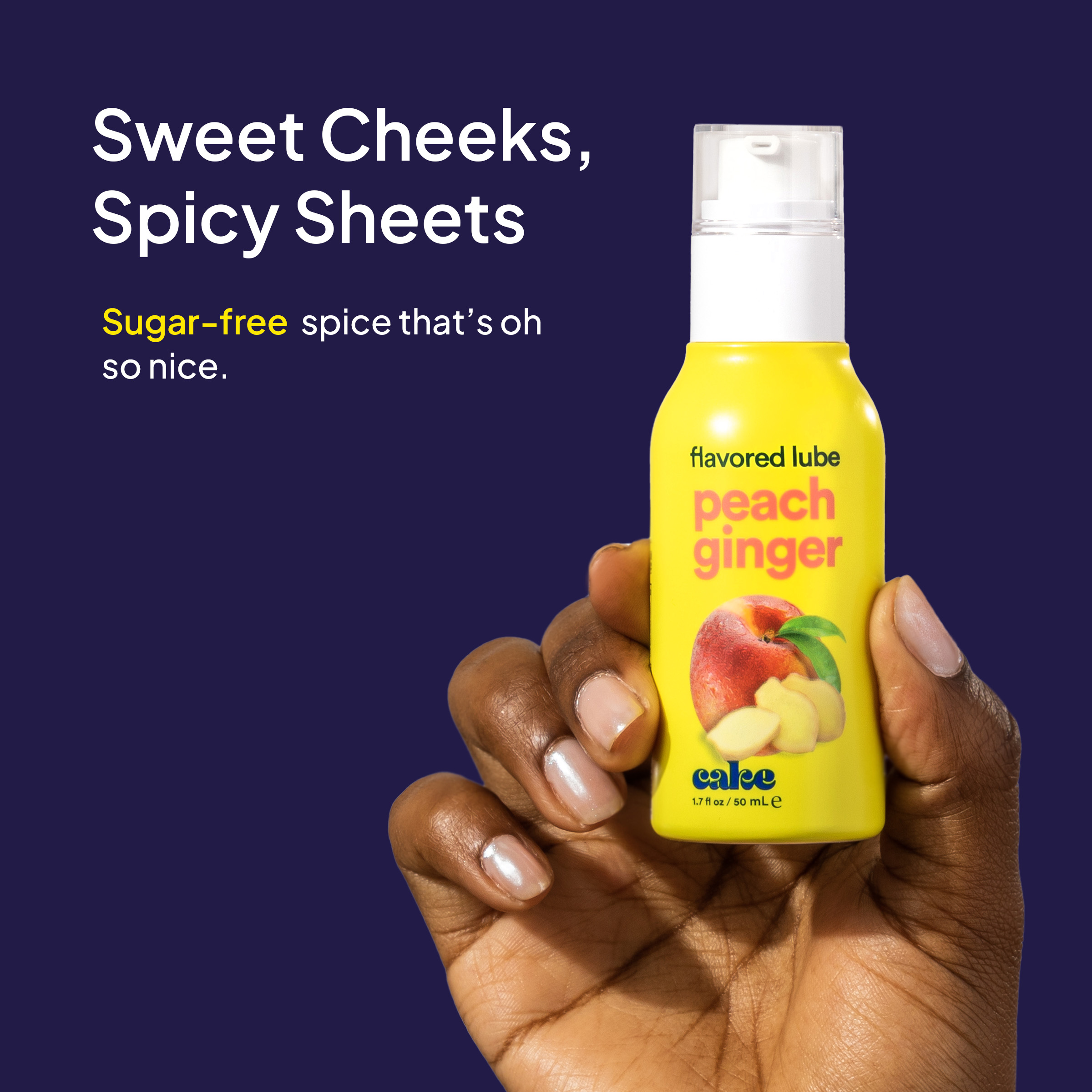 Flavored Lube for Oral Play - Peach Ginger | Hello Cake Flavored Lube for Oral Play - Peach Ginger | Hello Cake