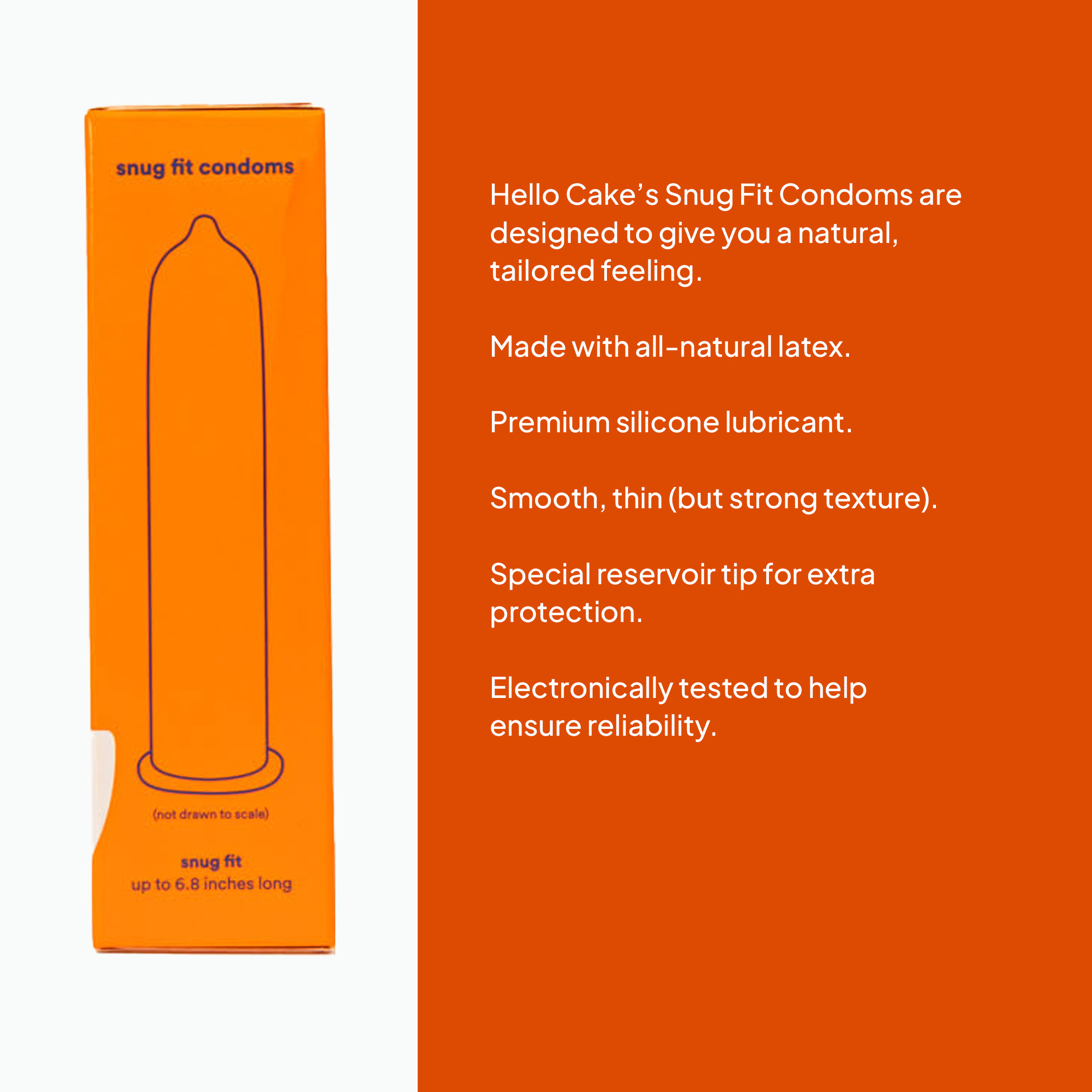 Snug Fit Condoms - Hello Cake, Inc
