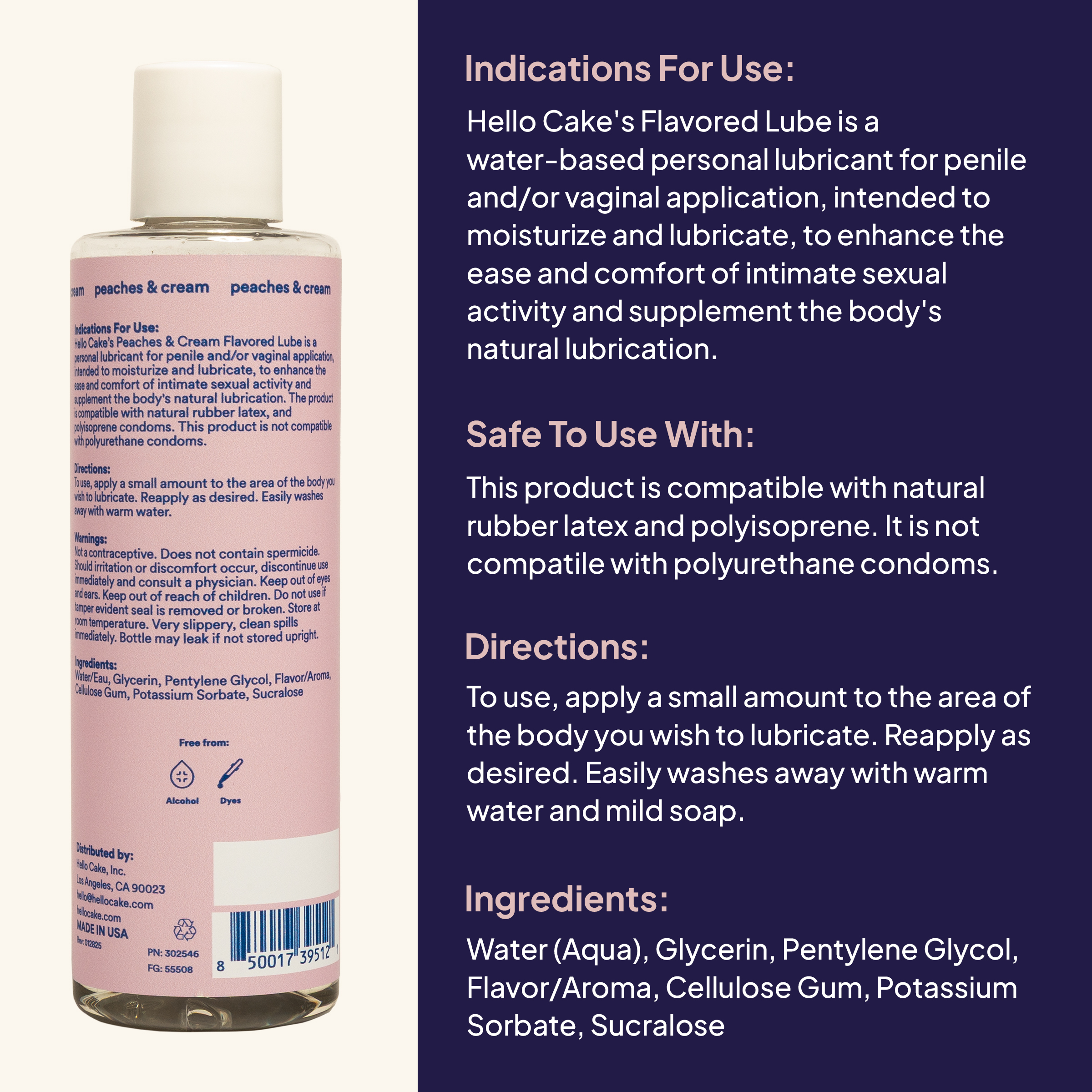 peach personal lubricant gel Lubes and Condoms: Can They Be Used Together & Compatibility? – Promescent main image 0
