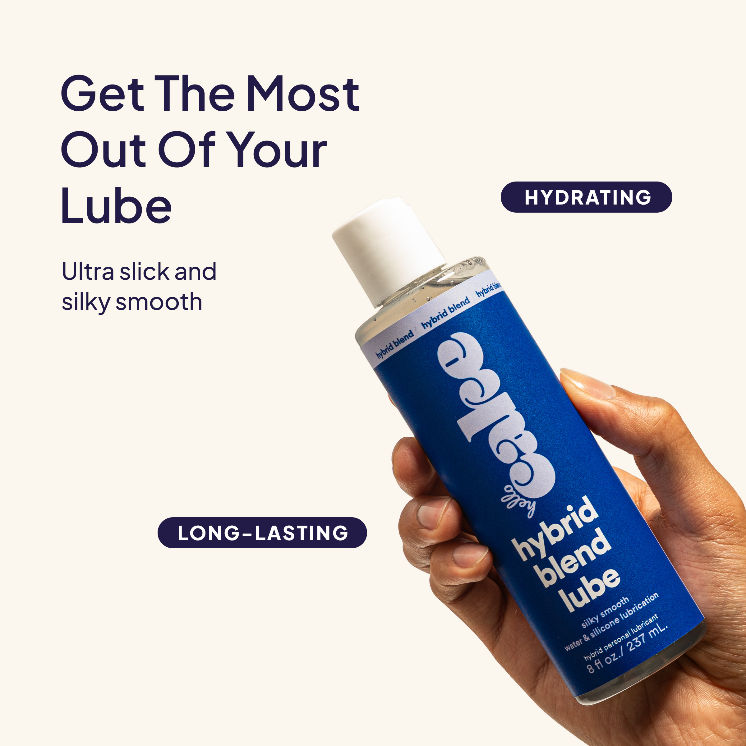 Hybrid Personal Lubricant for Toys & Couples