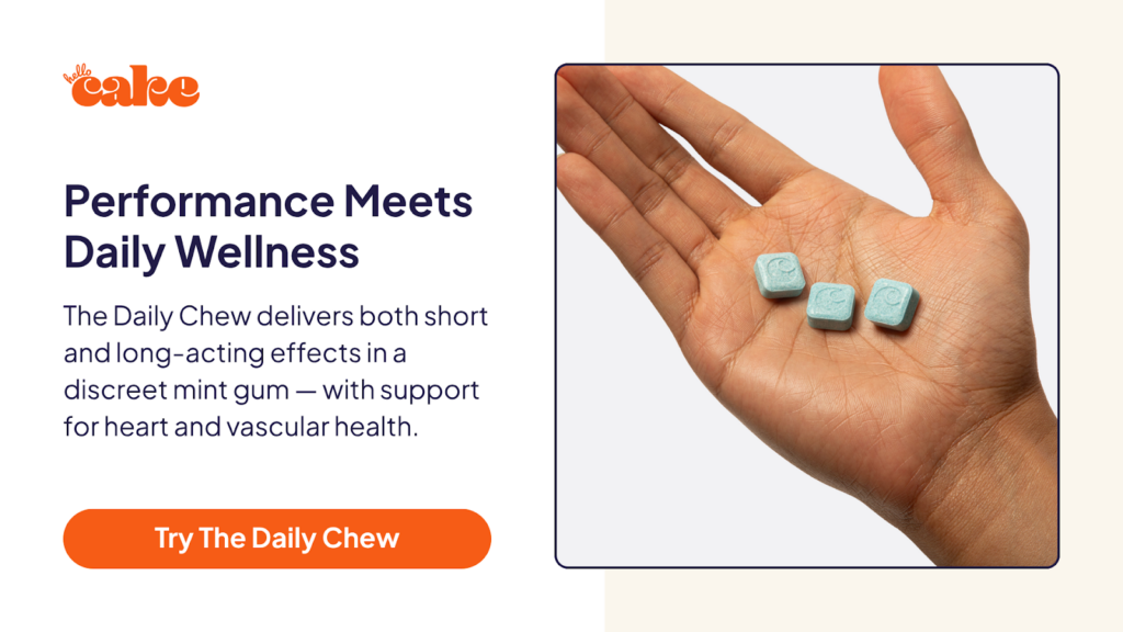 The Daily Chew From Hello Cake Provides Short And Long-Acting Effects
