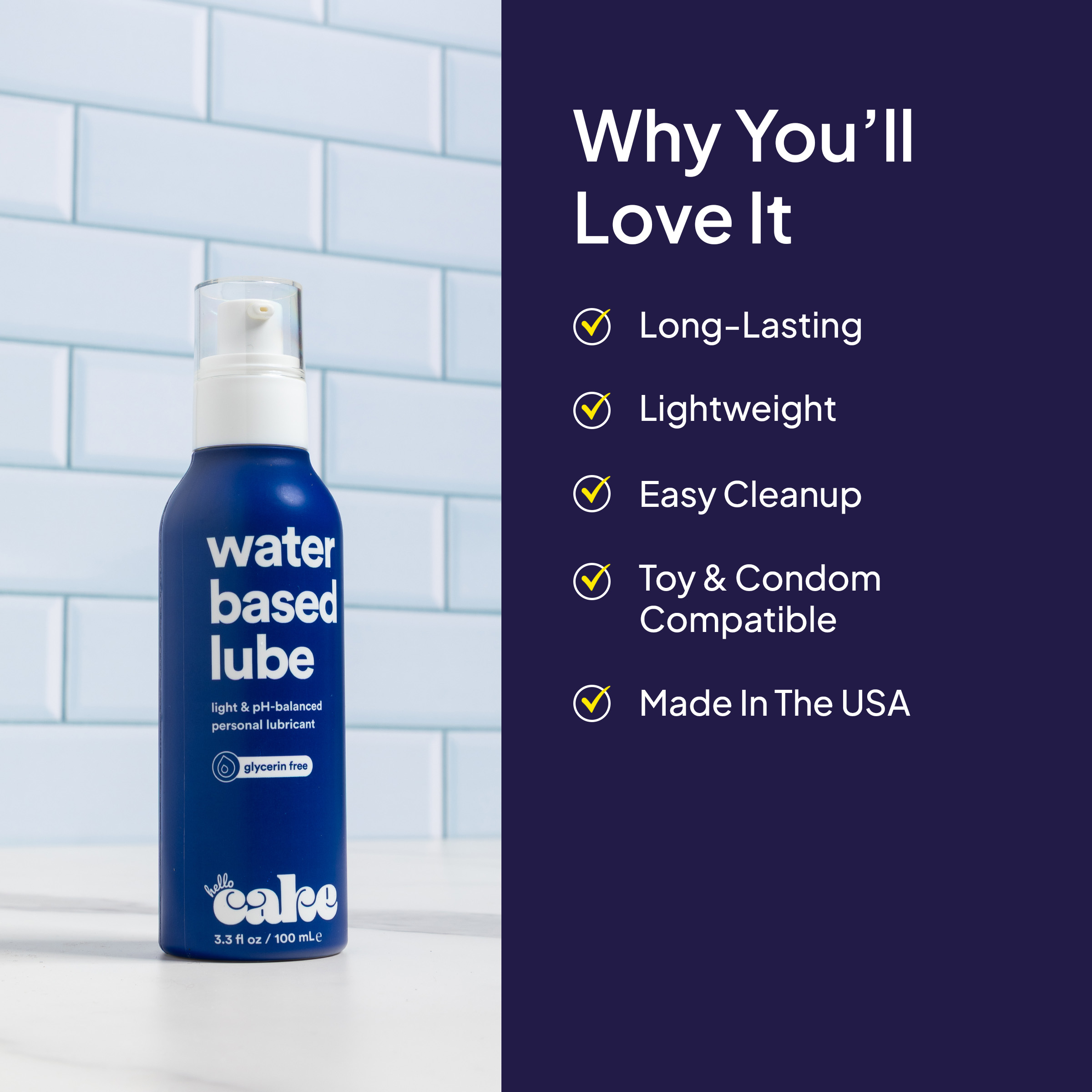 Water-Based Lube – 3.3 Oz