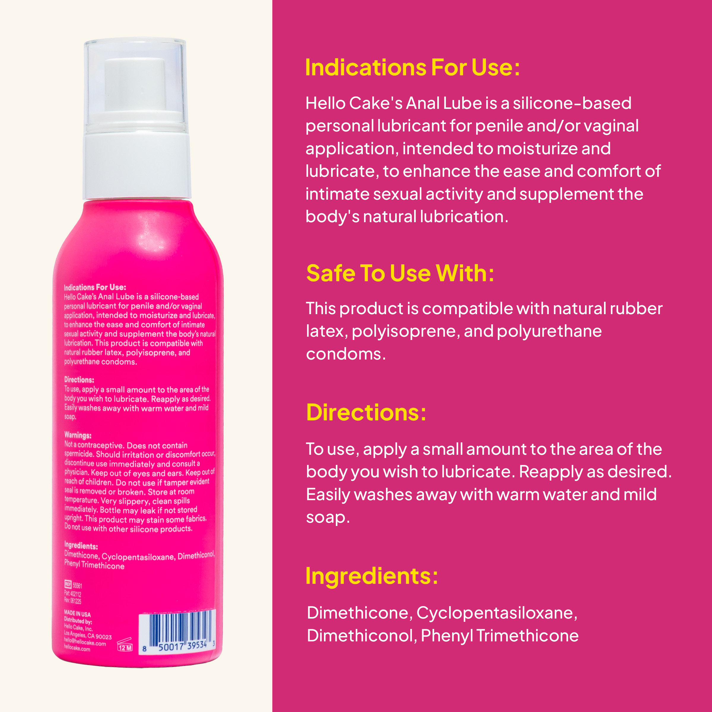 Anal Lube – 3.3 oz